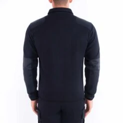 FLEECE-LINED QUARTER ZIP SWEATER -Cheap Mission Uniform Store 228 04 back fleece lined quarter zip sweater