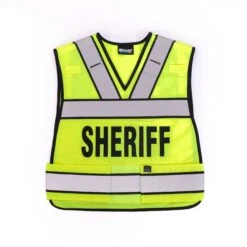 BREAKAWAY SAFETY VEST - SHERIFF LOGO -Cheap Mission Uniform Store 339s 55 flat breakaway safety vest sheriff logo