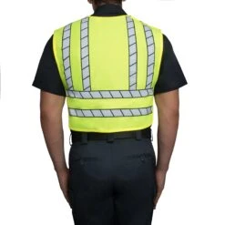 ZIP-FRONT BREAKAWAY SAFETY VEST -Cheap Mission Uniform Store 343 55 back zip front breakaway safety vest new
