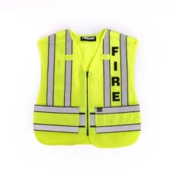 ZIP-FRONT BREAKAWAY SAFETY VEST - FIRE LOGO -Cheap Mission Uniform Store 343f 55 flat zip front breakaway safety vest fire logo
