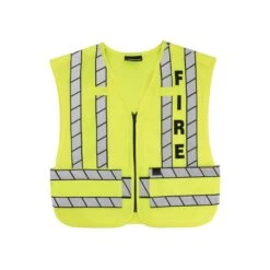 ZIP-FRONT BREAKAWAY SAFETY VEST - FIRE LOGO