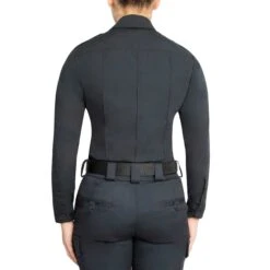 WOMEN'S LONG SLEEVE COTTON SHIRT -Cheap Mission Uniform Store 8431w 04 back cotton shirt womens