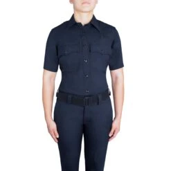 WOMEN'S SHORT SLEEVE WOOL SUPERSHIRT® - FLAT POCKET