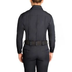 WOMEN'S LONG SLEEVE ZIPPERED POLYESTER SHIRT -Cheap Mission Uniform Store 8600w z 04 back zippered polyester shirt womens