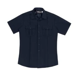 SHORT SLEEVE ZIPPERED POLYESTER SHIRT -Cheap Mission Uniform Store 8610 z 04 flat ss zippered polyester shirt 1