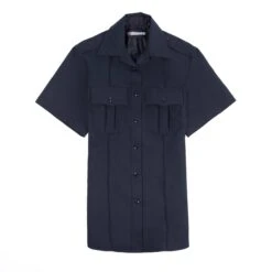 WOMEN'S SHORT SLEEVE ZIPPERED POLYESTER SHIRT -Cheap Mission Uniform Store 8610w z 04 flat zippered polyester shirt womens